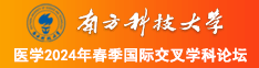 PP250COM操逼视频南方科技大学医学2024年春季国际交叉学科论坛